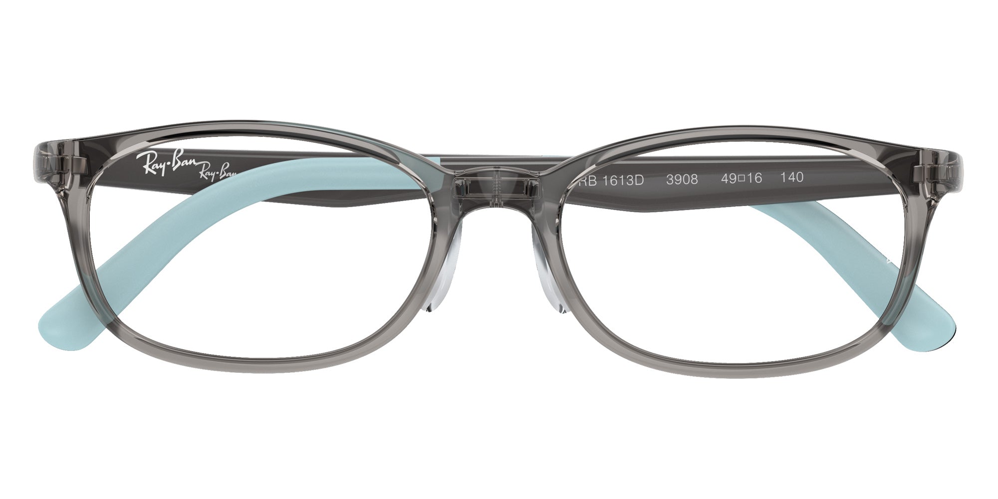 Ray-Ban® RY1613D RY1613D 3908 49 Eyeglasses - Gray On Rubber Light Blue