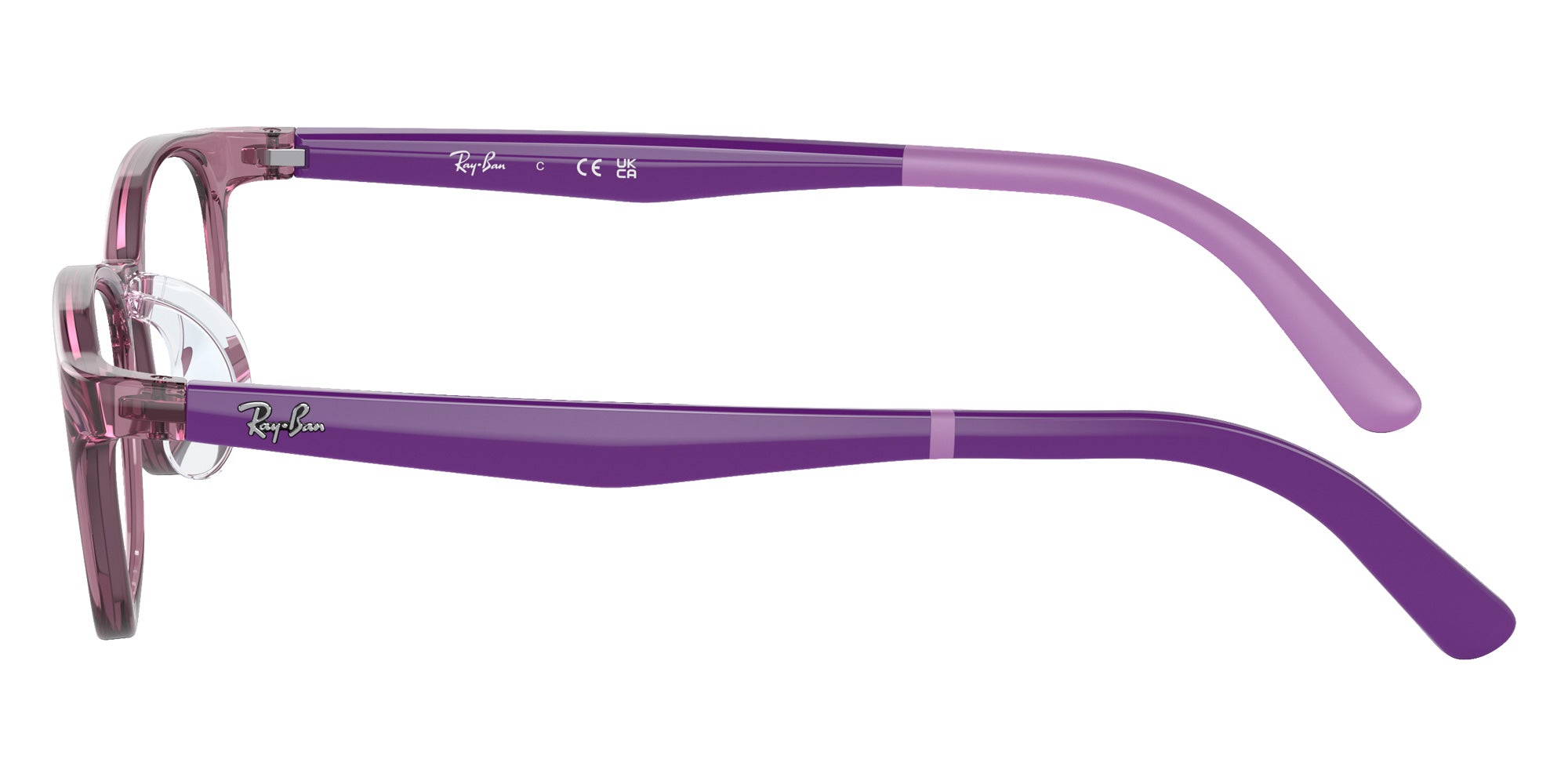 Ray-Ban® RY1613D RY1613D 3909 49 Eyeglasses - Transparent Purple
