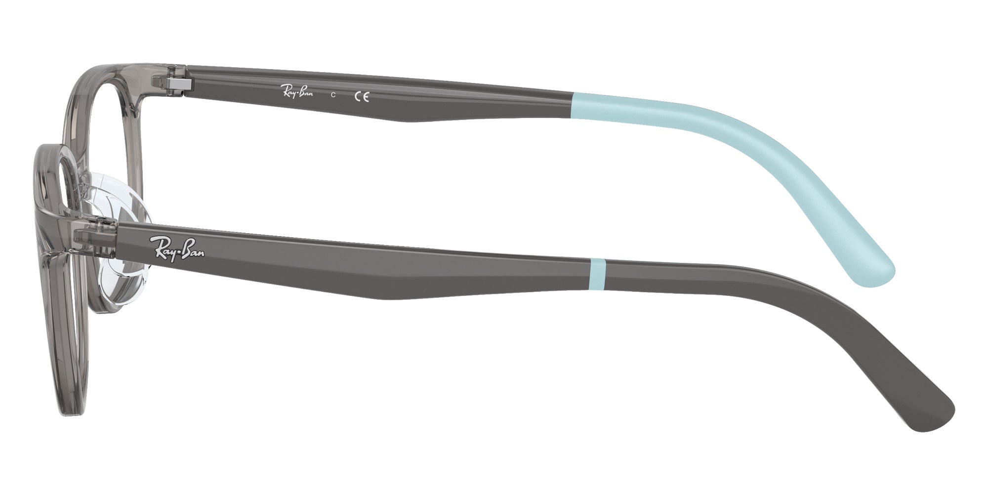 Ray-Ban® RY1614D RY1614D 3908 49 Eyeglasses - Gray On Rubber Light Blue