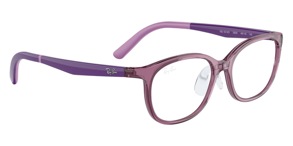 Ray-Ban® RY1614D RY1614D 3909 49 Eyeglasses - Purple On Rubber Light Purple