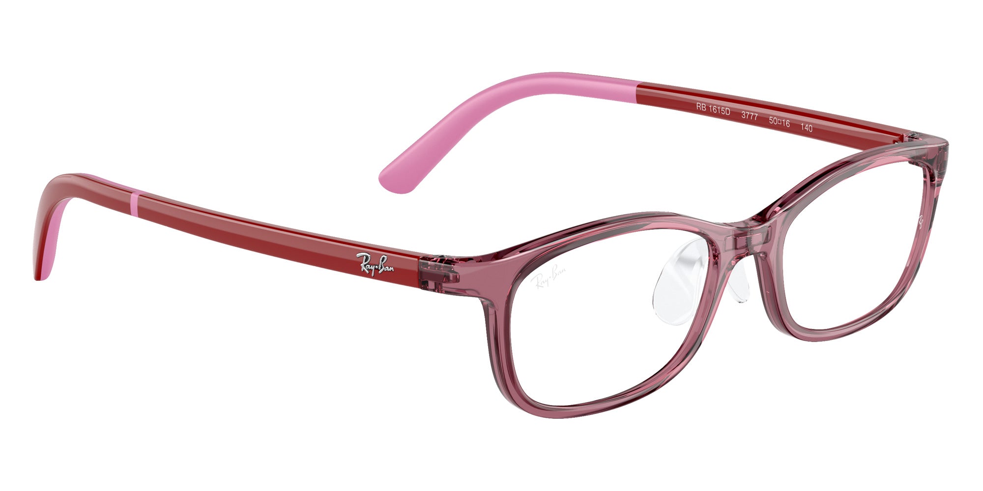 Ray-Ban® RY1615D RY1615D 3777 48 Eyeglasses - Red On Pink