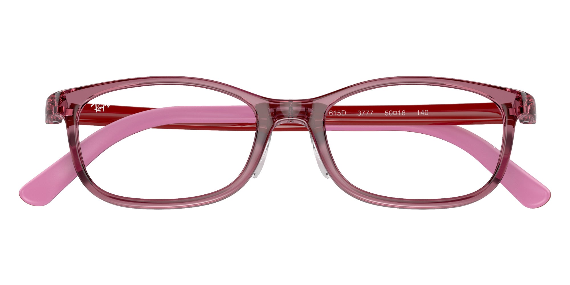 Ray-Ban® RY1615D RY1615D 3777 48 Eyeglasses - Red On Pink
