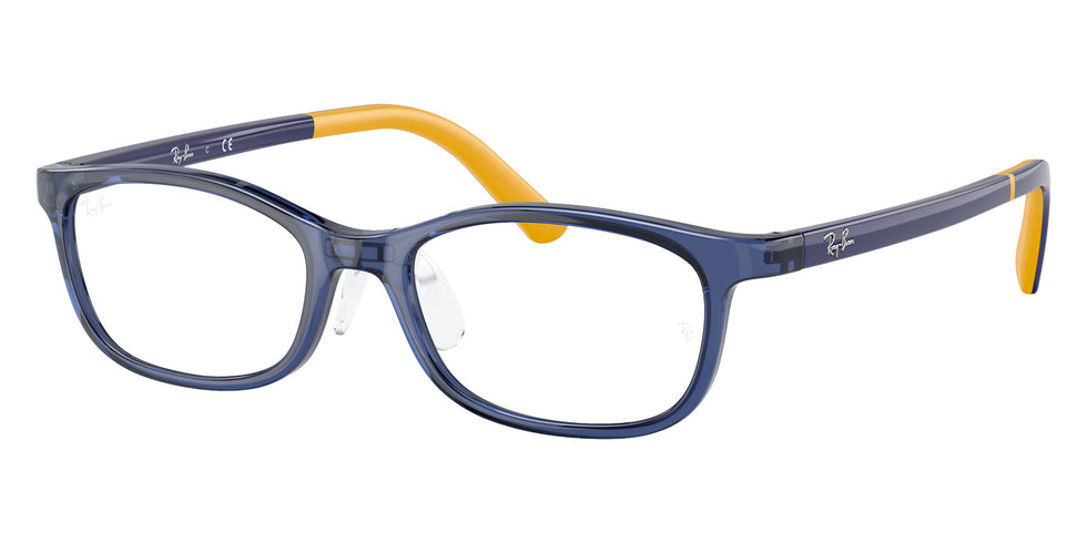 Ray-Ban® RY1615D RY1615D 3907 48 Eyeglasses - Blue On Rubber Yellow