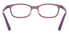 Ray-Ban® RY1615D RY1615D 3909 48 Eyeglasses - Purple On Rubber Light Purple