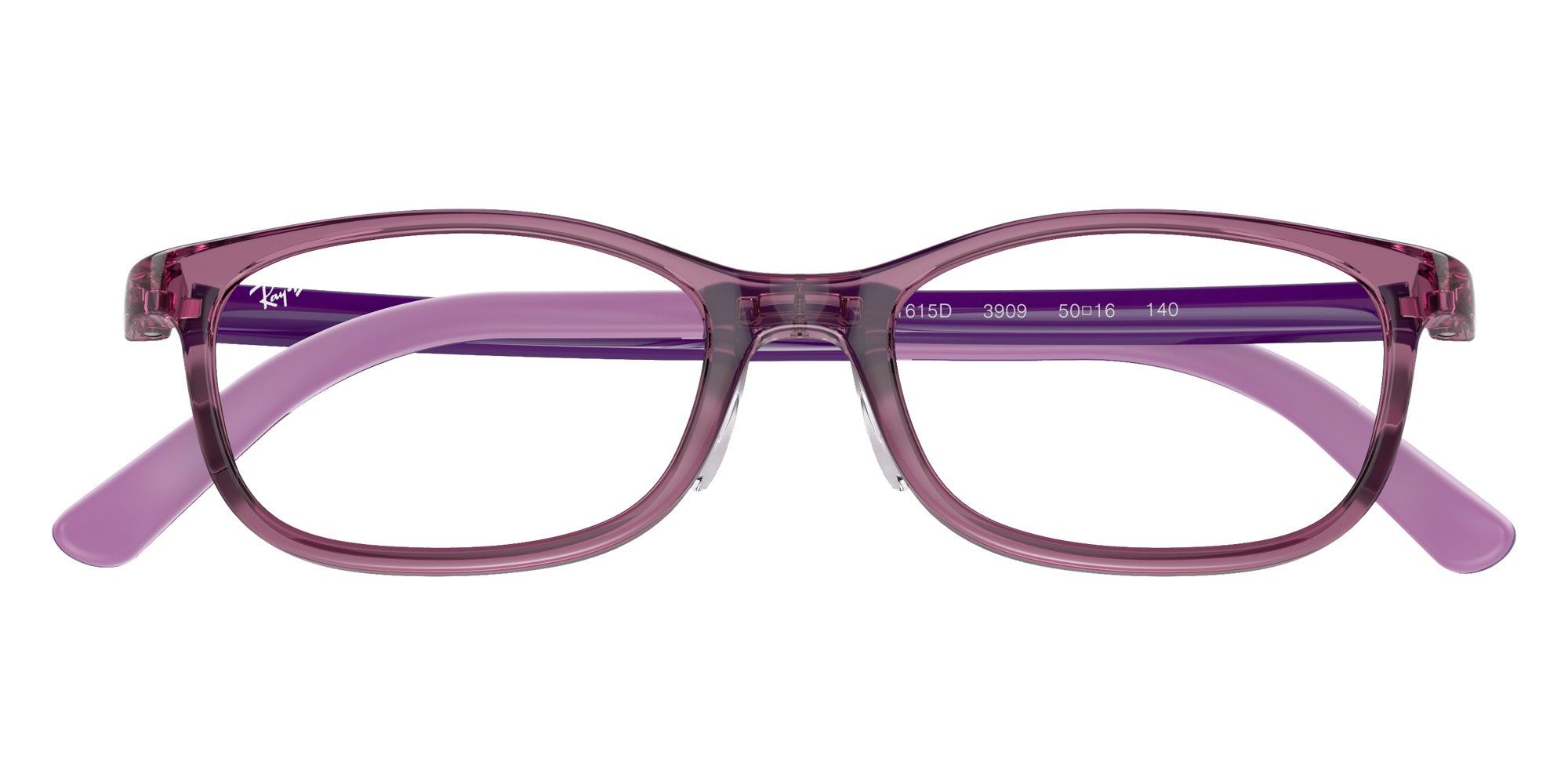Ray-Ban® RY1615D RY1615D 3909 48 Eyeglasses - Purple On Rubber Light Purple