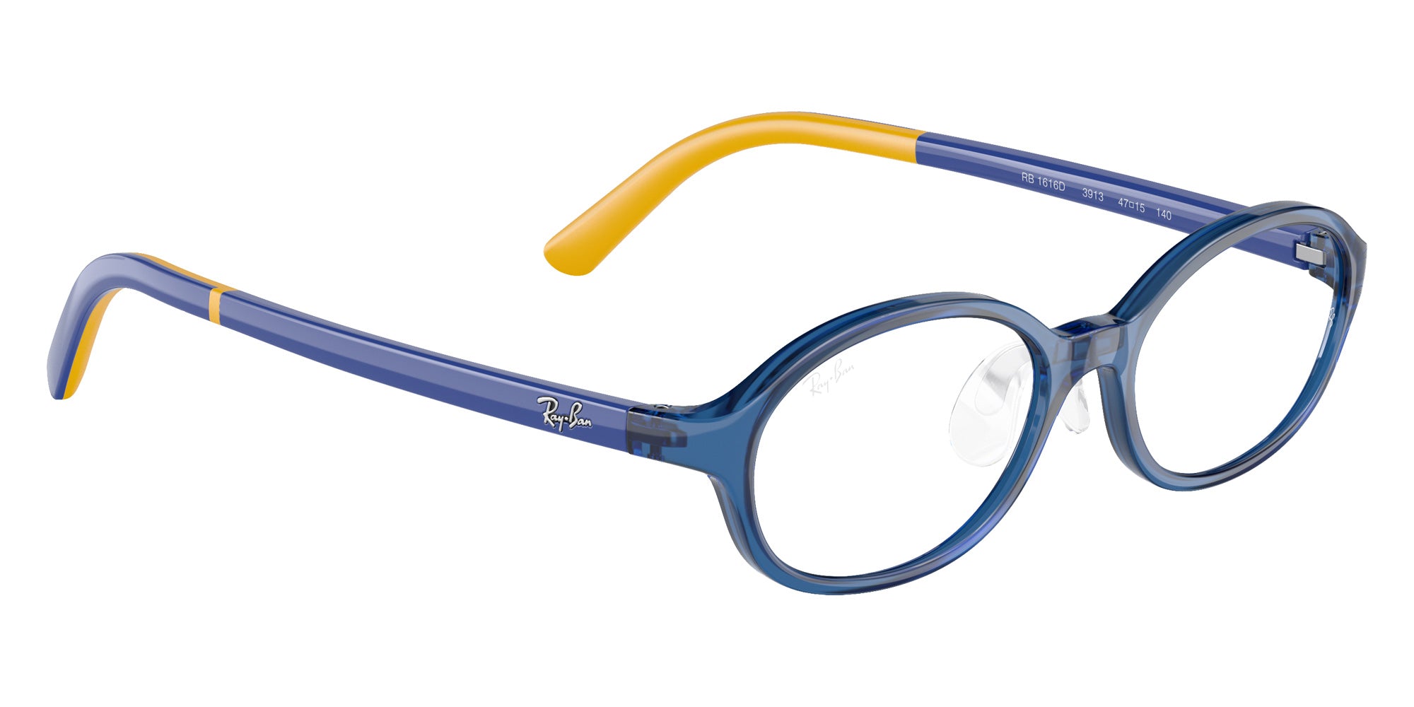 Ray-Ban® RY1616D RY1616D 3913 47 Eyeglasses - Dark Blue On Yellow
