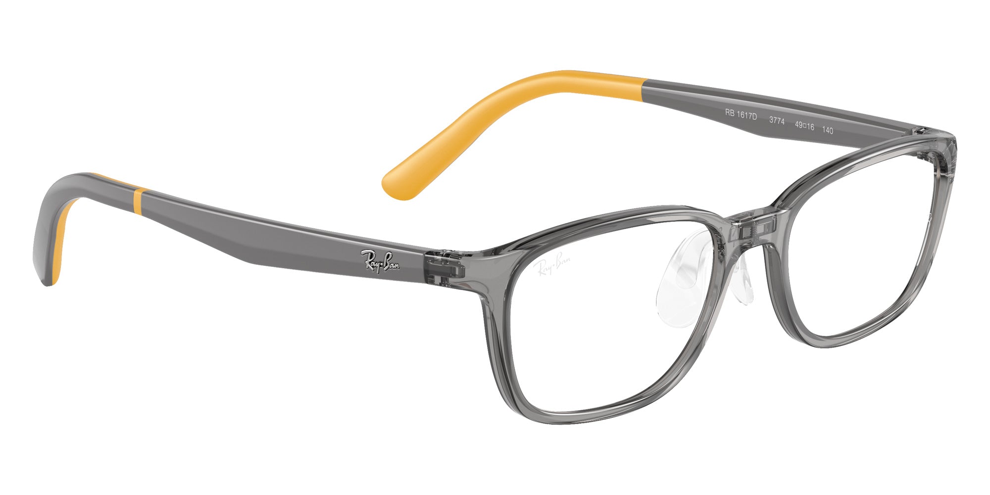 Ray-Ban® RY1617D RY1617D 3774 49 Eyeglasses - Gray On Yellow