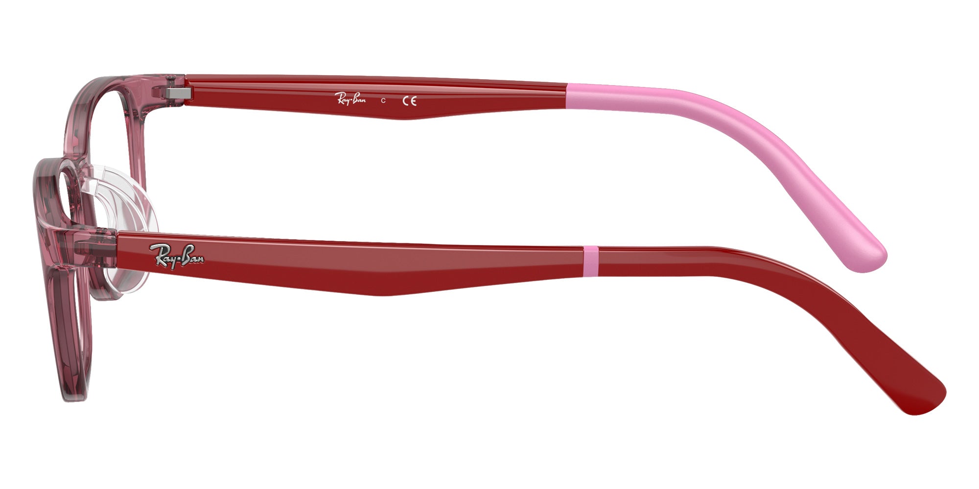 Ray-Ban® RY1617D RY1617D 3777 49 Eyeglasses - Red On Pink