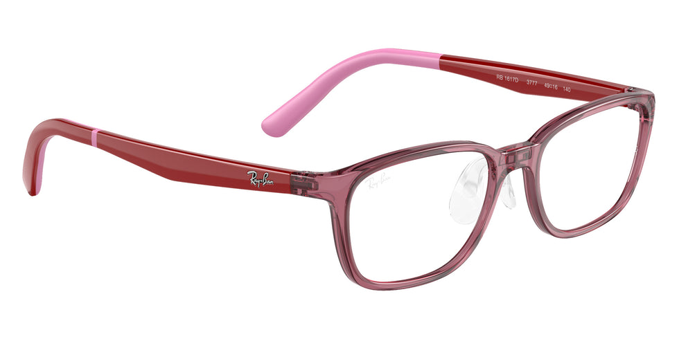 Ray-Ban® RY1617D RY1617D 3777 49 Eyeglasses - Red On Pink