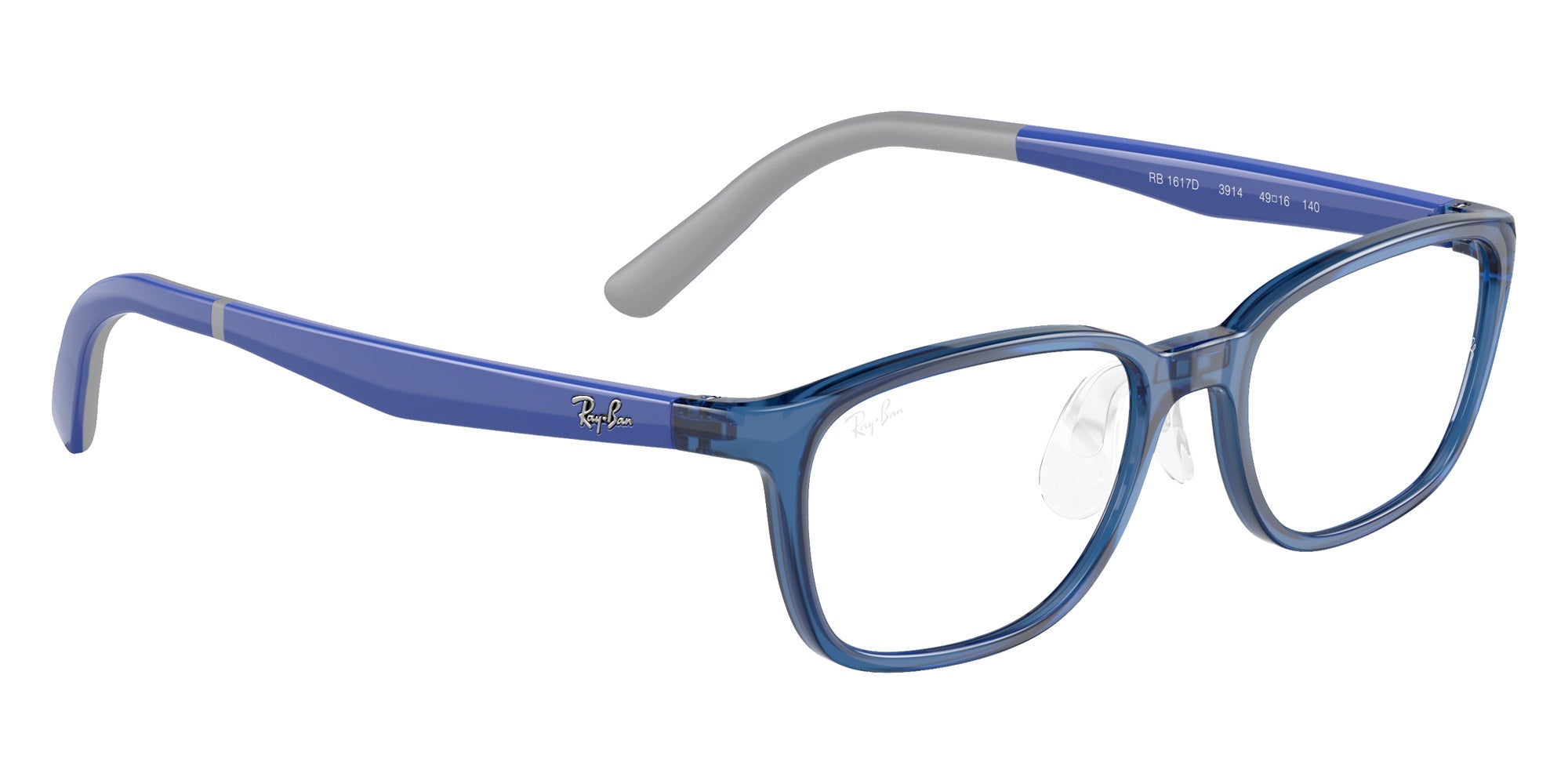 Ray-Ban® RY1617D RY1617D 3914 49 Eyeglasses - Blue On Gray