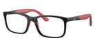 Ray-Ban® RY1621F RY1621F 3928 49 Eyeglasses - Black On Red