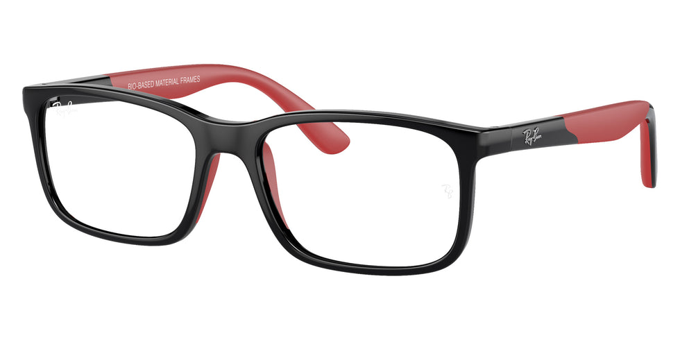 Ray-Ban® RY1621F RY1621F 3928 49 Eyeglasses - Black On Red