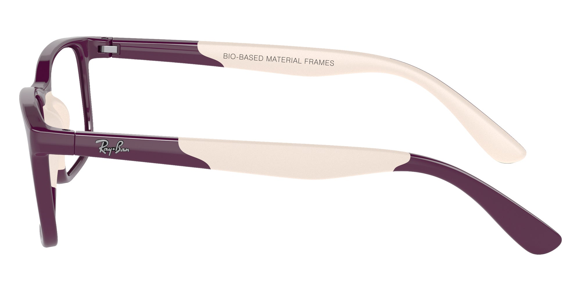 Ray-Ban® RY1621F RY1621F 3931 49 Eyeglasses - Purple On Light Brown