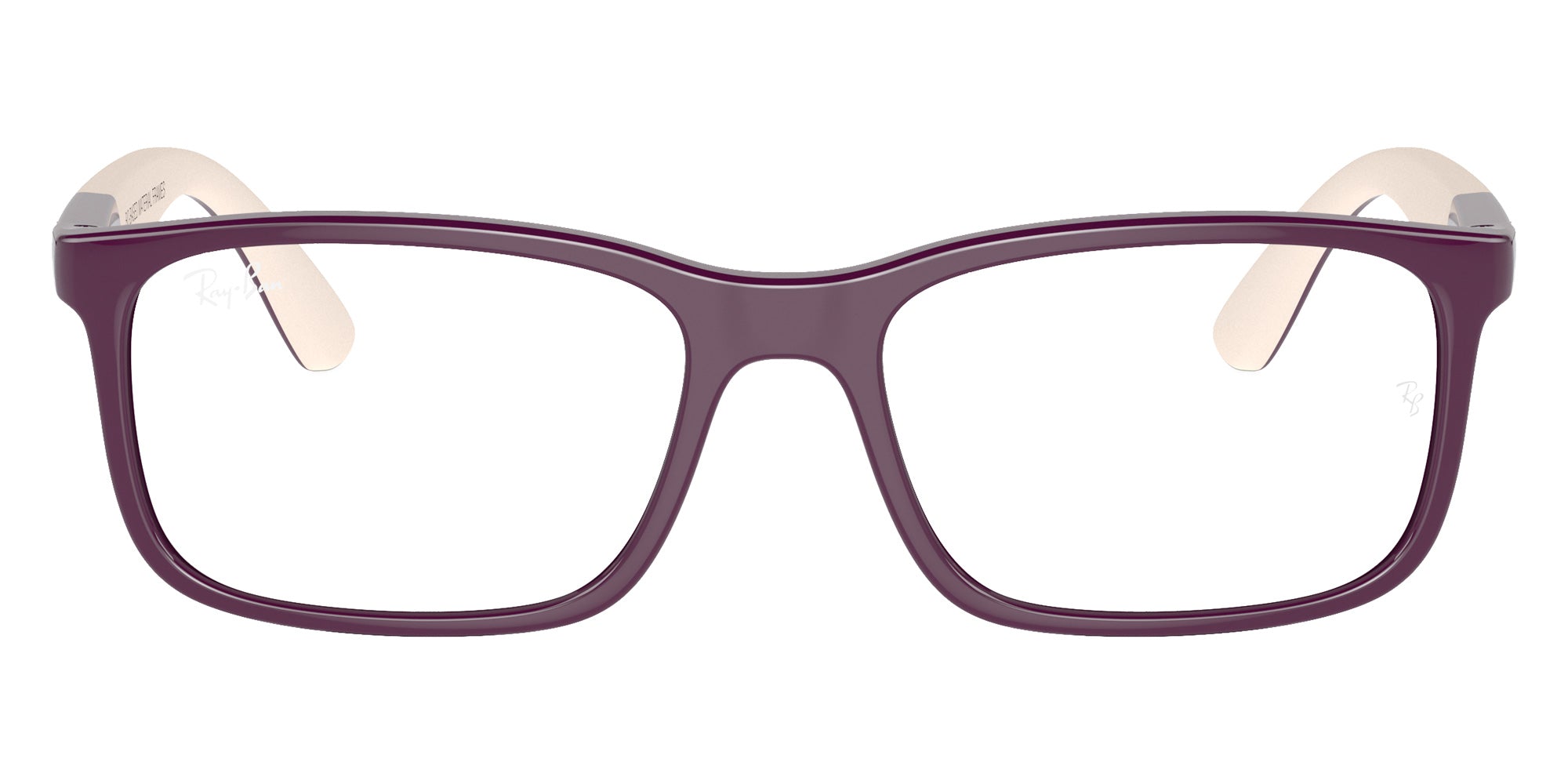 Ray-Ban® RY1621F RY1621F 3931 49 Eyeglasses - Purple On Light Brown