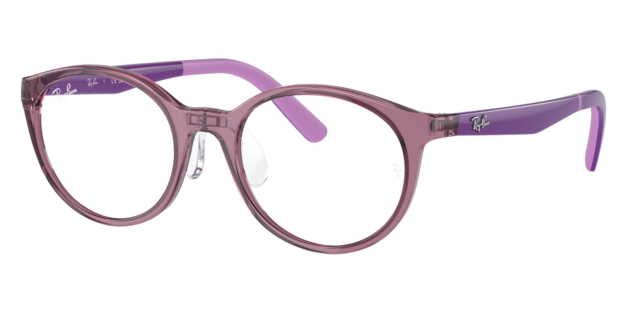 Ray-Ban® RY1625D RY1625D 3909 47 Eyeglasses - Transparent Purple
