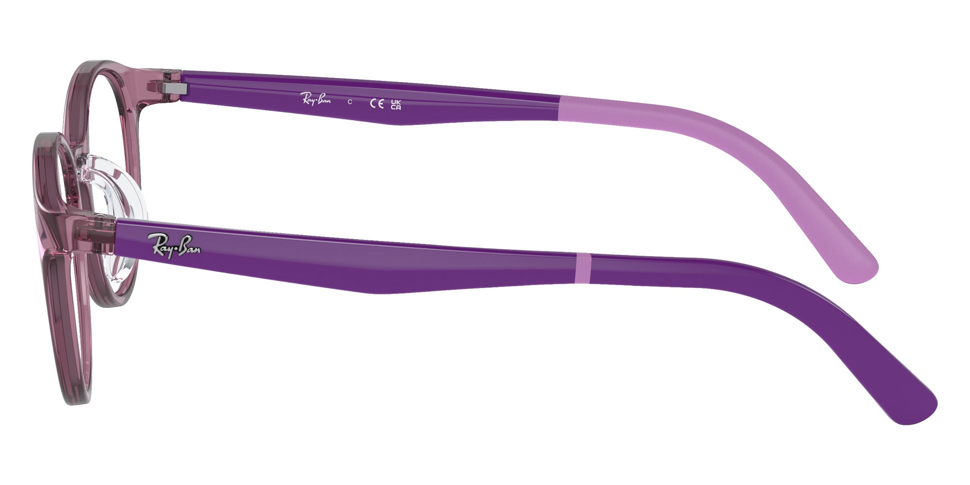 Ray-Ban® RY1625D RY1625D 3909 47 Eyeglasses - Transparent Purple