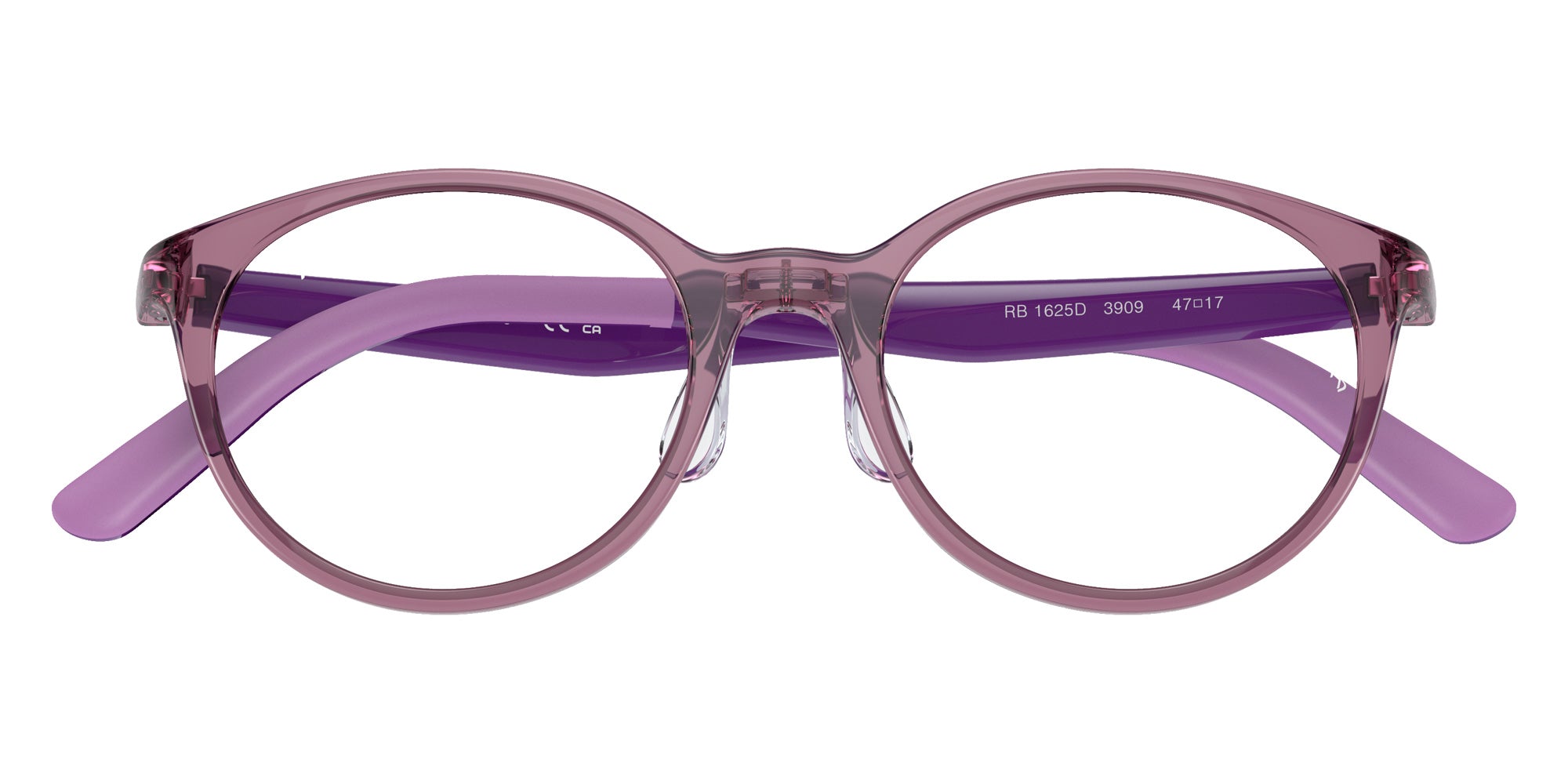 Ray-Ban® RY1625D RY1625D 3909 47 Eyeglasses - Transparent Purple