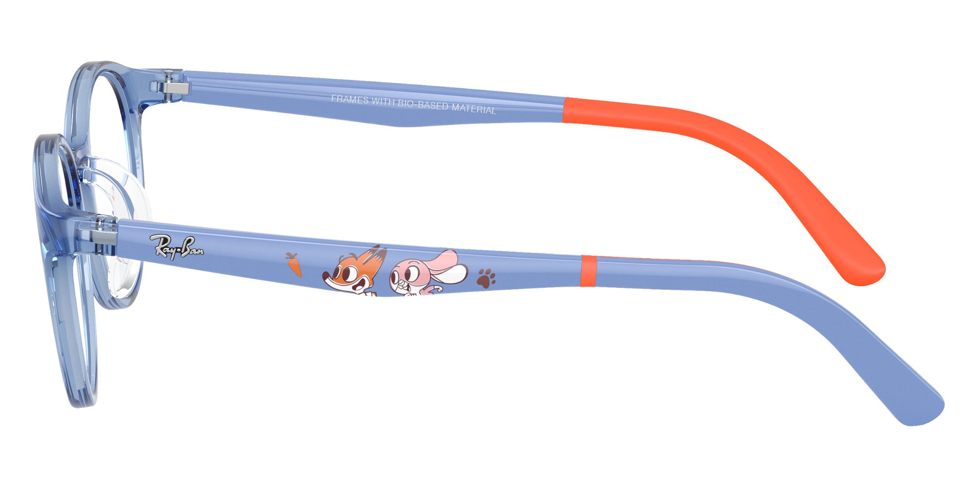 Ray-Ban® RY1625D RY1625D 7510 47 Eyeglasses - Liliac On Rubber Orange