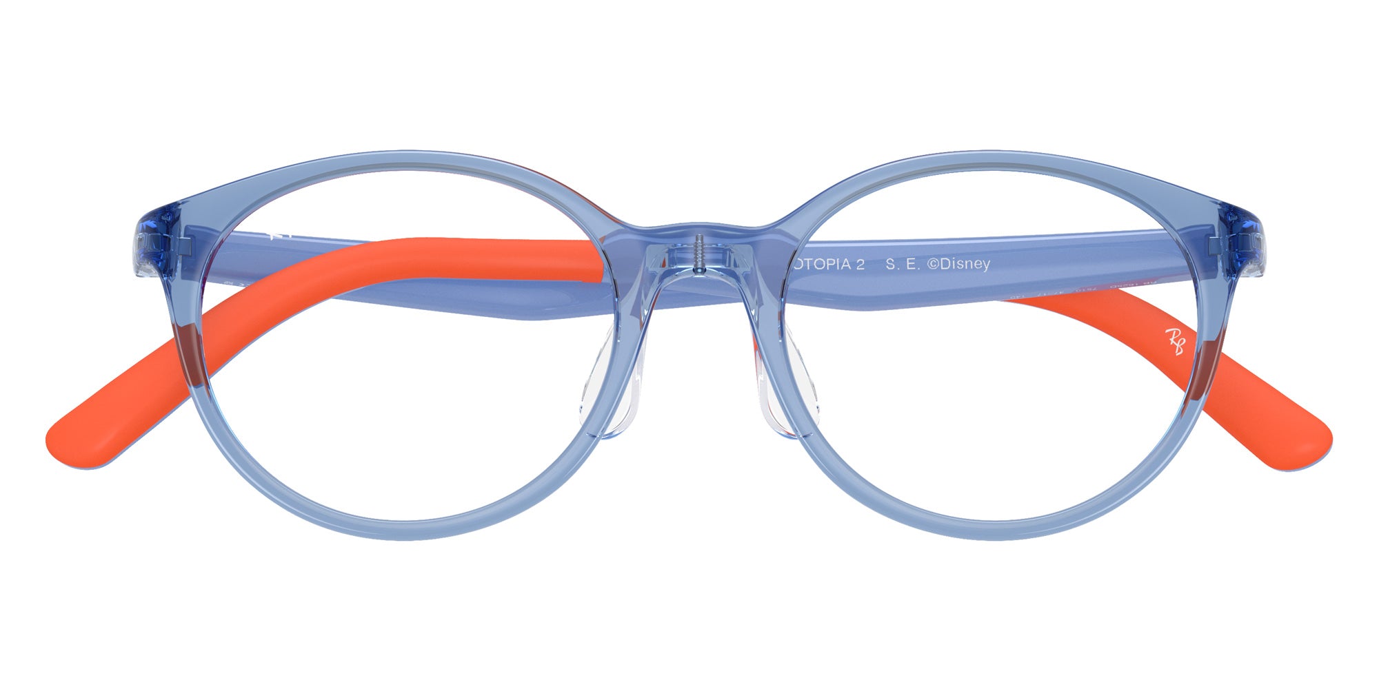 Ray-Ban® RY1625D RY1625D 7510 47 Eyeglasses - Liliac On Rubber Orange