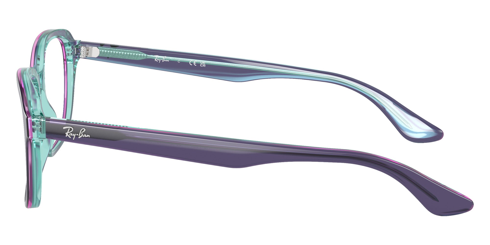Ray-Ban® RY1627 RY1627 3945 46 Eyeglasses - Top Blue/Violet/Light Blue