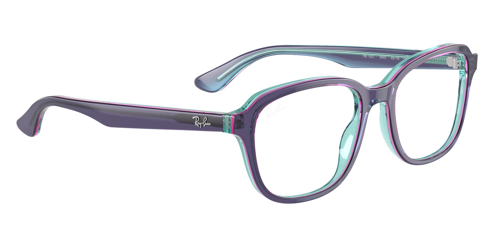Ray-Ban® RY1627 RY1627 3945 46 Eyeglasses - Top Blue/Violet/Light Blue