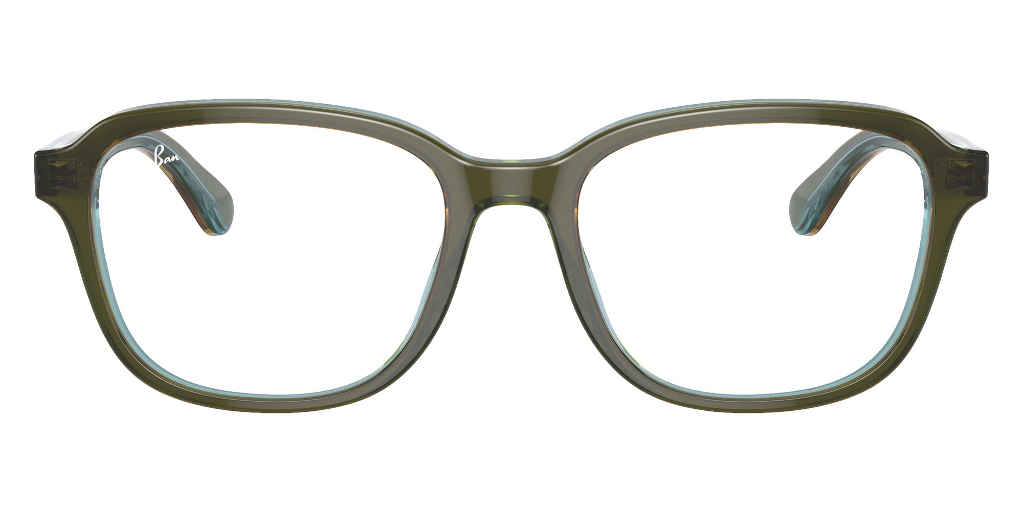 Ray-Ban® RY1627 RY1627 3946 46 Eyeglasses - Top Green/Orange/Light Blue