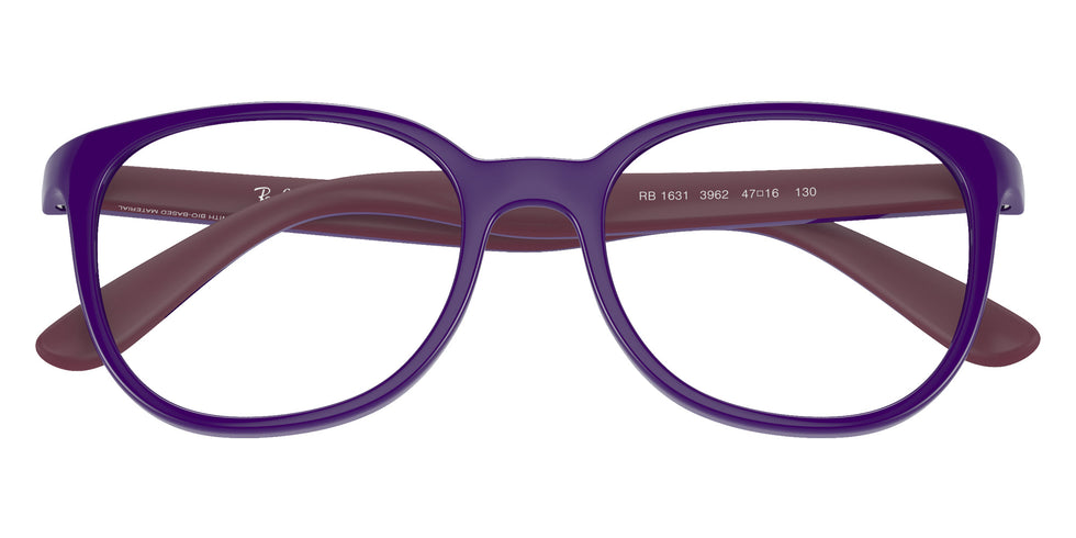 Ray-Ban® RY1631 RY1631 3962 45 Eyeglasses - Violet On Bordeaux