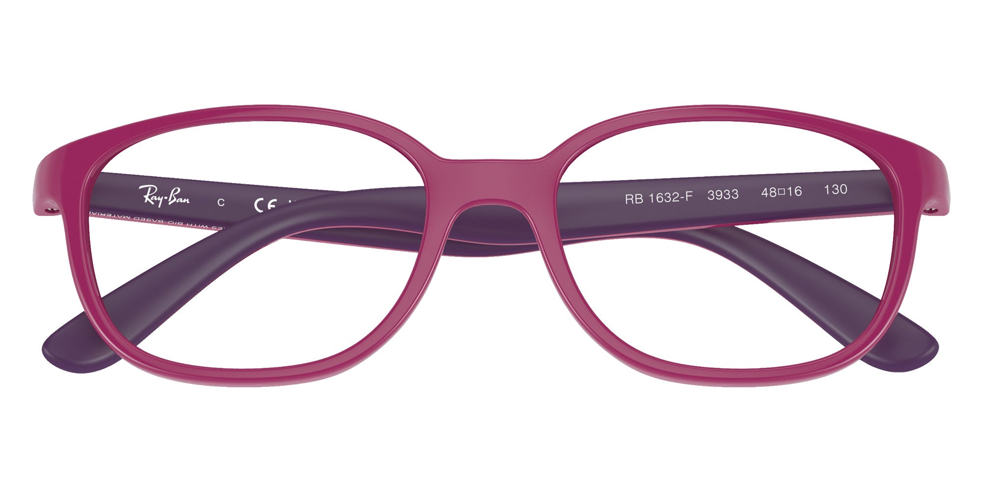 Ray-Ban® RY1632F RY1632F 3933 48 Eyeglasses - Fucsia On Violet