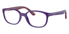 Ray-Ban® RY1632F RY1632F 3962 48 Eyeglasses - Violet On Bordeaux