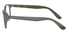 Ray-Ban® RY1632F RY1632F 3964 48 Eyeglasses - Dark Gray On Green