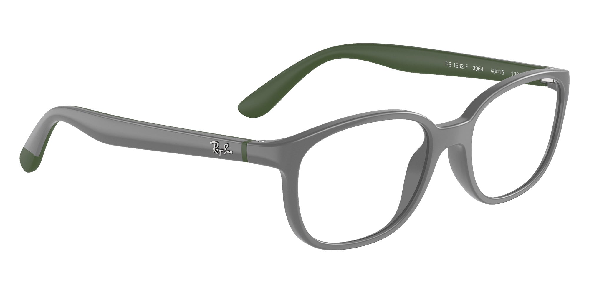 Ray-Ban® RY1632F RY1632F 3964 48 Eyeglasses - Dark Gray On Green
