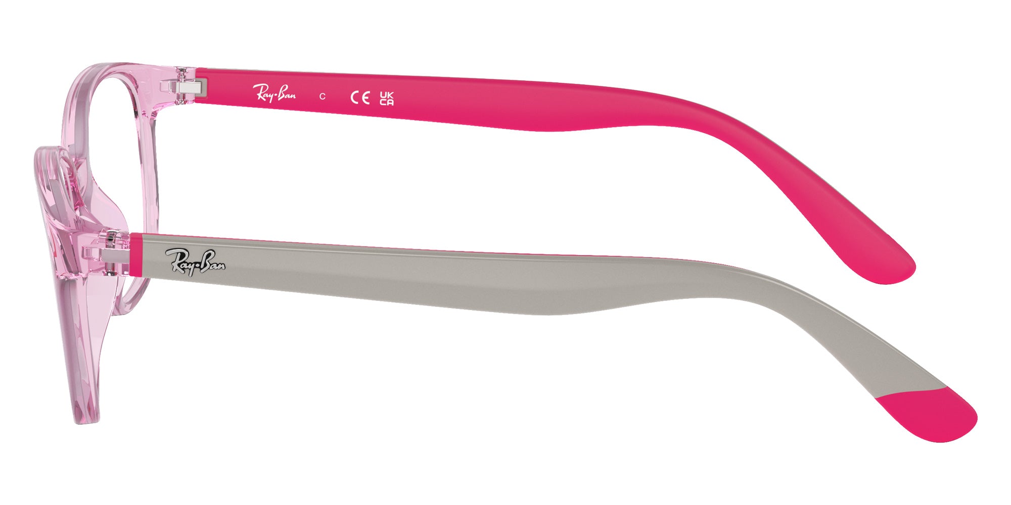 Ray-Ban® RY1632F RY1632F 3976 48 Eyeglasses - Gray On Fuchsia