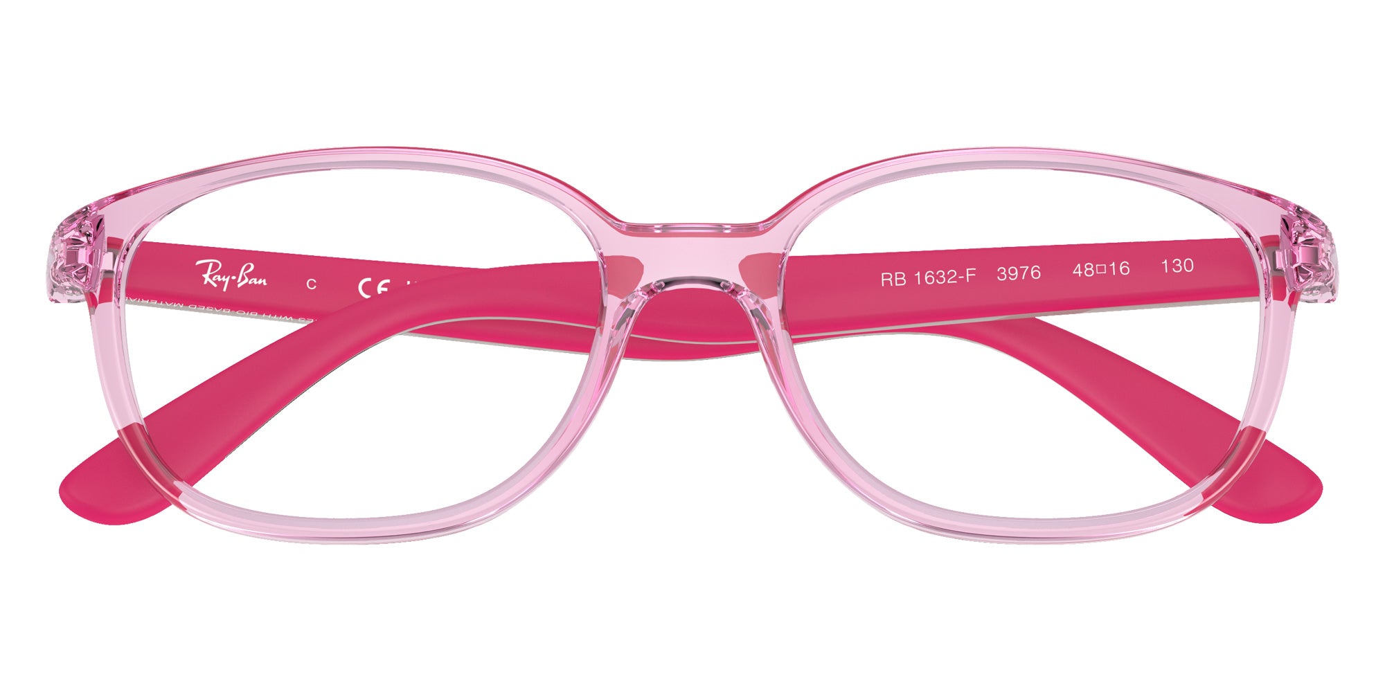 Ray-Ban® RY1632F RY1632F 3976 48 Eyeglasses - Gray On Fuchsia