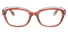 Ray-Ban® RY1636 RY1636 3988 48 Eyeglasses - Striped Pink On Transparent Pink