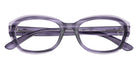 Ray-Ban® RY1636 RY1636 3989 46 Eyeglasses - Striped Violet On Transparent Violet