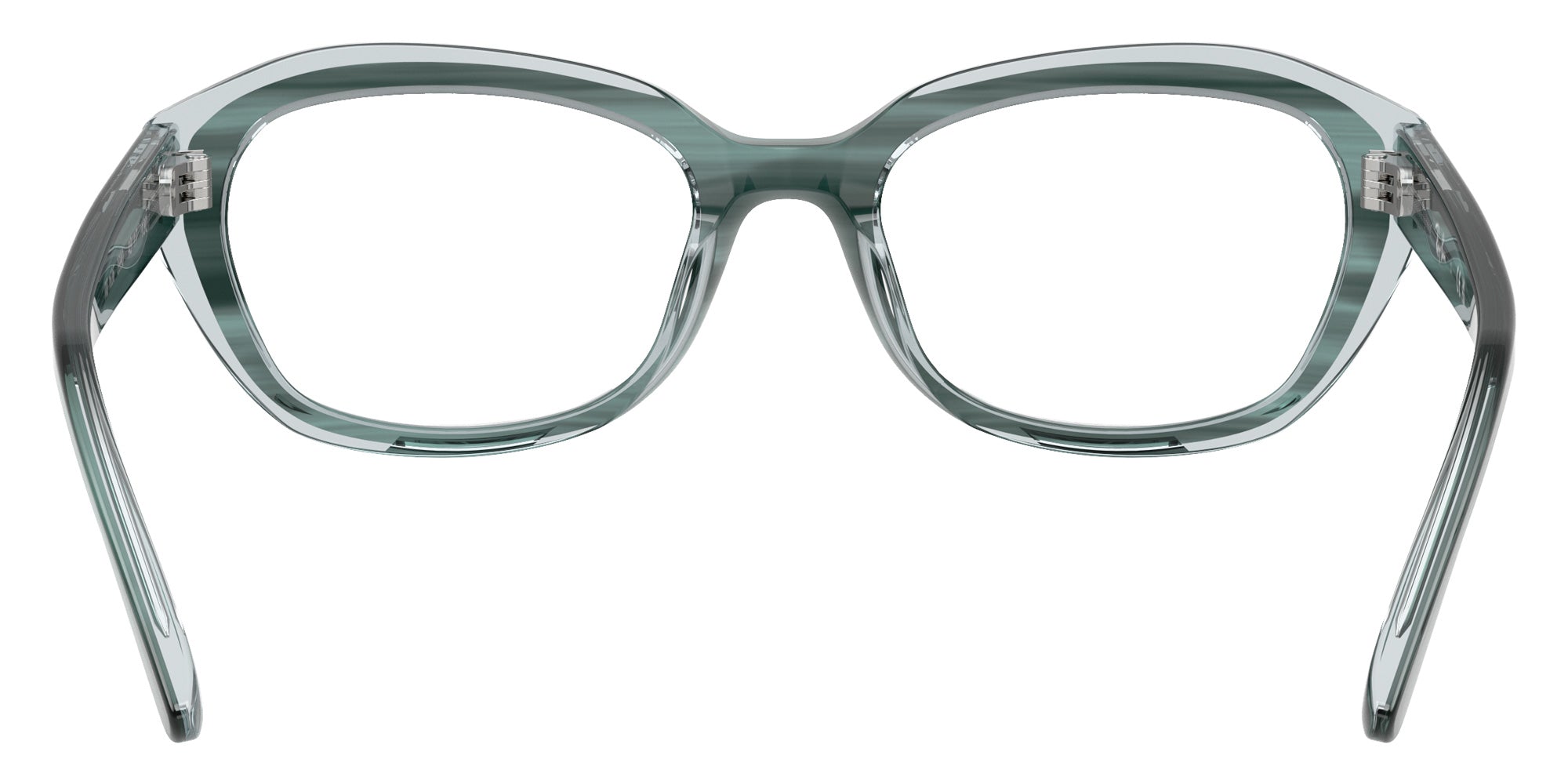 Ray-Ban® RY1636 RY1636 3990 48 Eyeglasses - Striped Green On Transparent Green