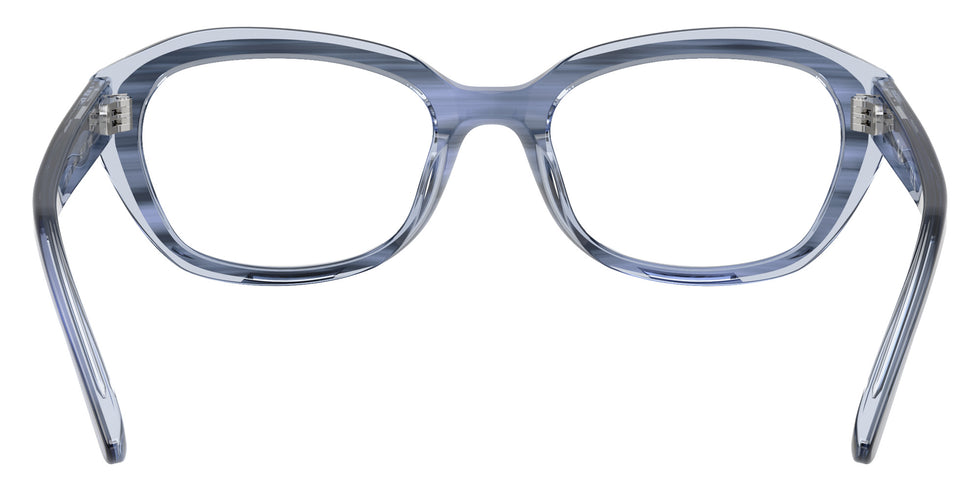 Ray-Ban® RY1636 RY1636 3991 48 Eyeglasses - Striped Blue On Transparent Blue