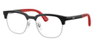 Ray-Ban® RY1641 RY1641 3928 48 Eyeglasses - Black On Rubber Red