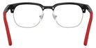 Ray-Ban® RY1641 RY1641 3928 48 Eyeglasses - Black On Rubber Red