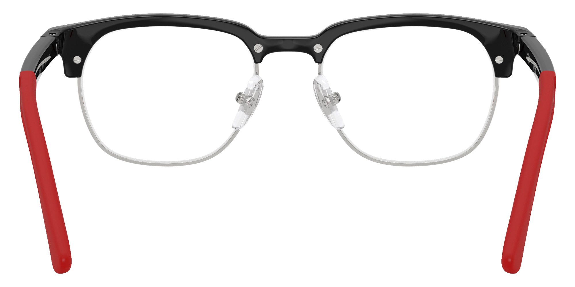 Ray-Ban® RY1641 RY1641 3928 48 Eyeglasses - Black On Rubber Red