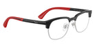 Ray-Ban® RY1641 RY1641 3928 48 Eyeglasses - Black On Rubber Red