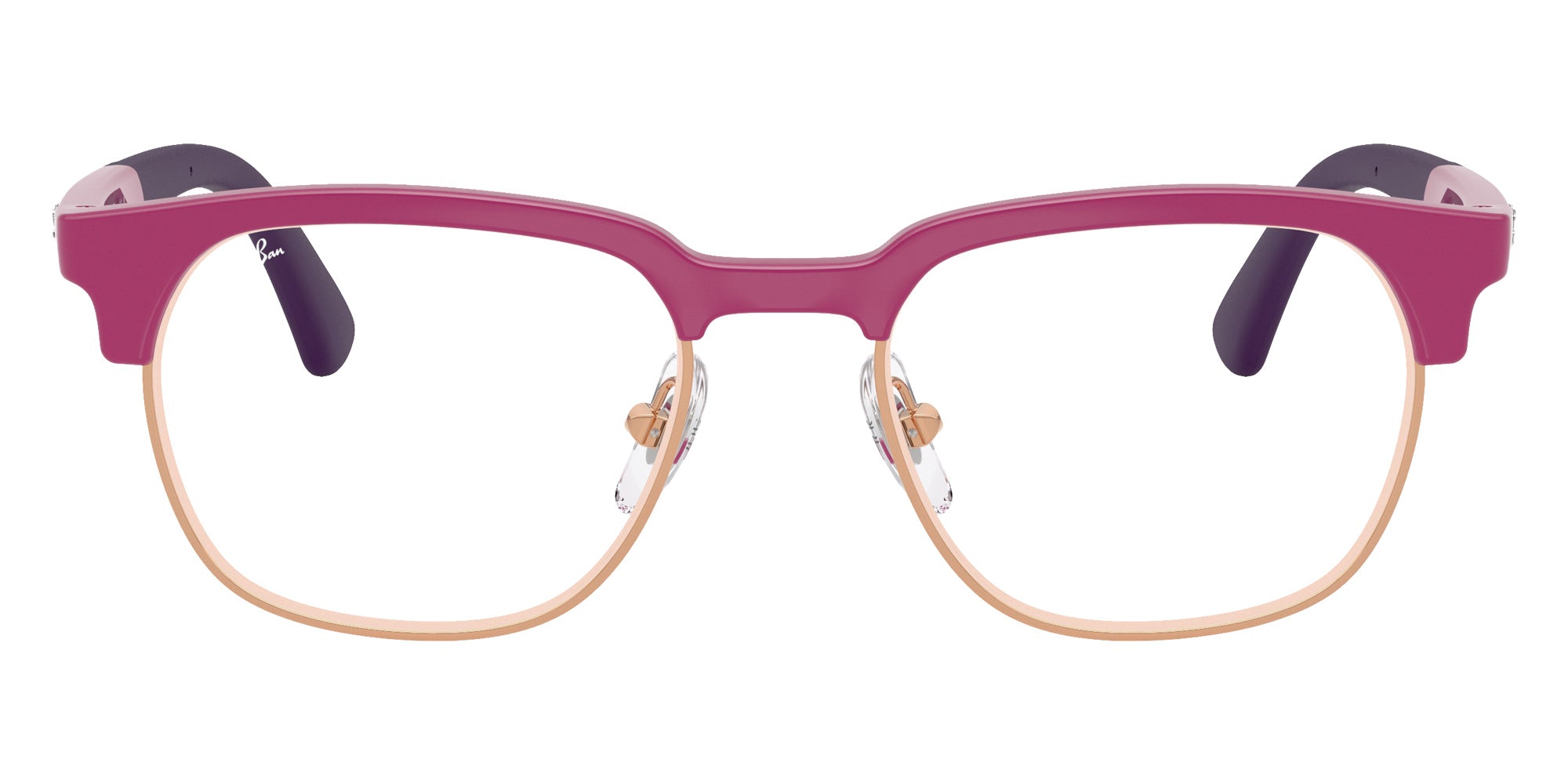 Ray-Ban® RY1641 RY1641 3933 48 Eyeglasses - Fucsia On Rubber Violet