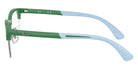 Ray-Ban® RY1641 RY1641 7507 48 Eyeglasses - Green On Rubber Light Blue