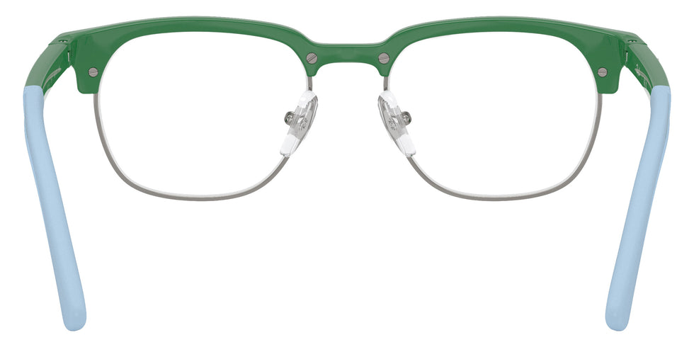 Ray-Ban® RY1641 RY1641 7507 48 Eyeglasses - Green On Rubber Light Blue