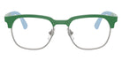 Ray-Ban® RY1641 RY1641 7507 48 Eyeglasses - Green On Rubber Light Blue