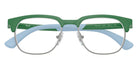Ray-Ban® RY1641 RY1641 7507 48 Eyeglasses - Green On Rubber Light Blue