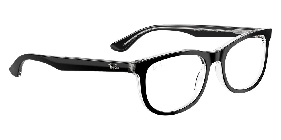 Ray-Ban® RY1642 RY1642 3529 48 Eyeglasses - Black On Transparent