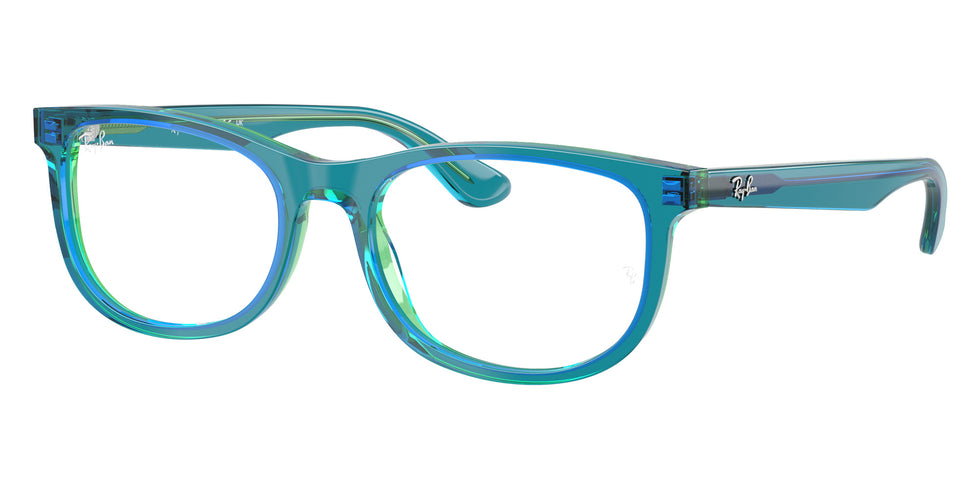 Ray-Ban® RY1642 RY1642 3996 48 Eyeglasses - Transparent Blue/Green