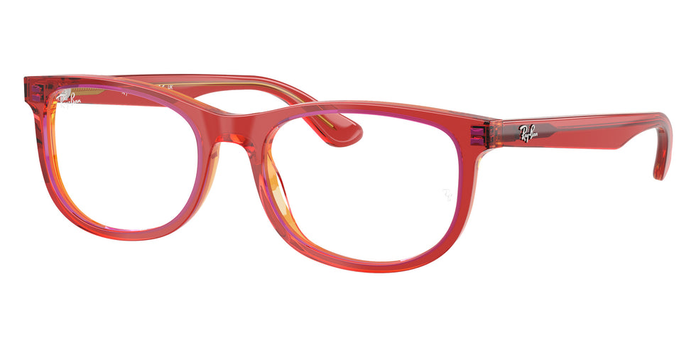 Ray-Ban® RY1642 RY1642 3998 48 Eyeglasses - Transparent Red/Yellow