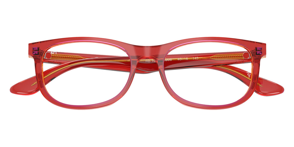 Ray-Ban® RY1642 RY1642 3998 48 Eyeglasses - Transparent Red/Yellow